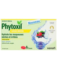 Gorge irritée +6 ans fruits rouges 16 pastilles