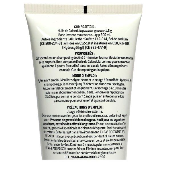 Calmocanil shampoing chat chien démangeaisons prurit 200ml
