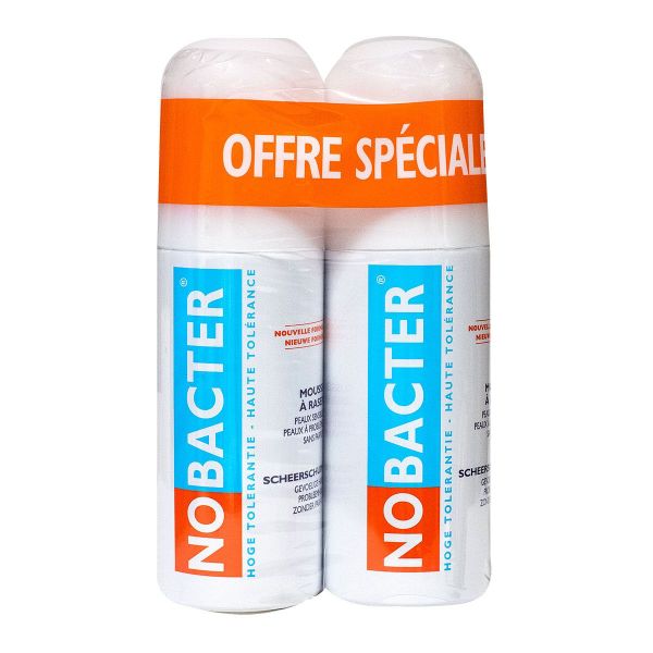 2 mousse à raser peaux sensibles 150ml