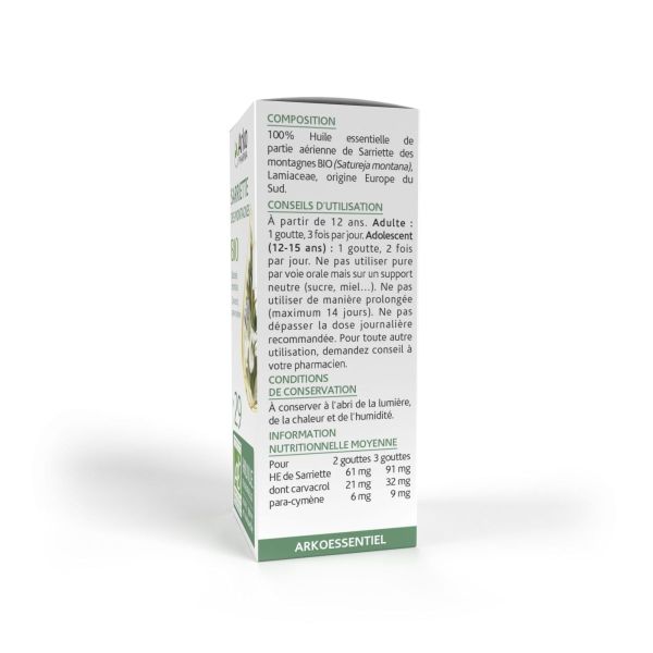 Huile essentielle n°29 sarriette 5ml