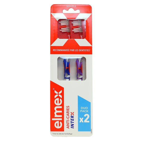 2 brosses à dent Ortho souples