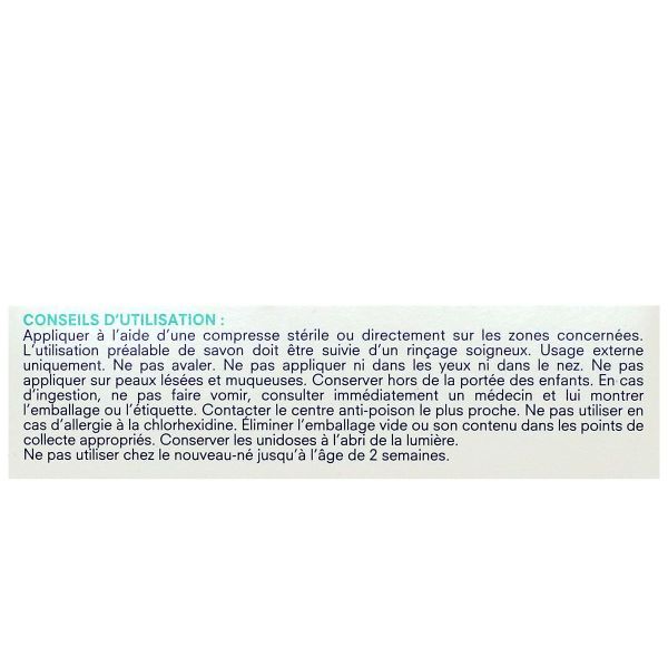 Solution antiseptique Chlohexidine 0,5% 12x5ml