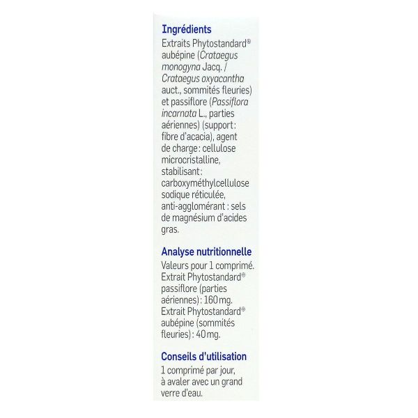 Phytostandard aubépine & passiflore 30 cps