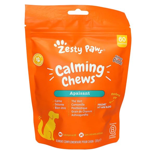 Friandises pour chien apaisant dinde 60 gummies