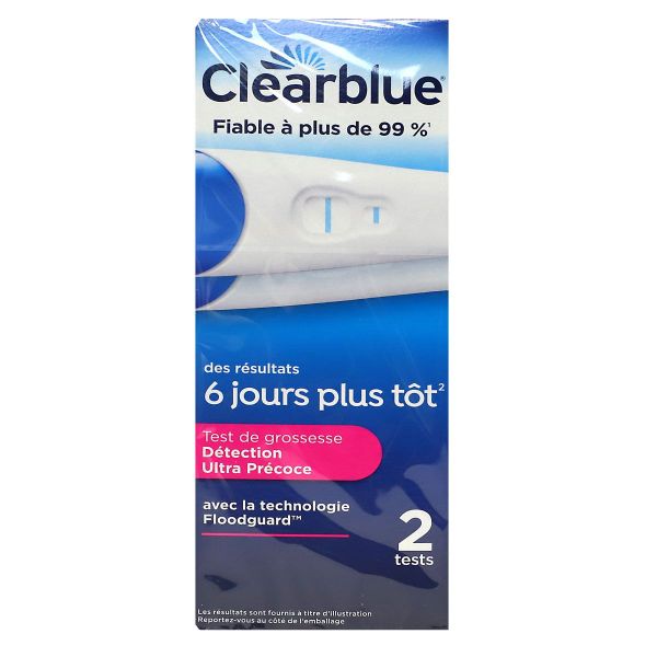 2 tests de grossesse détection Ultra précoce