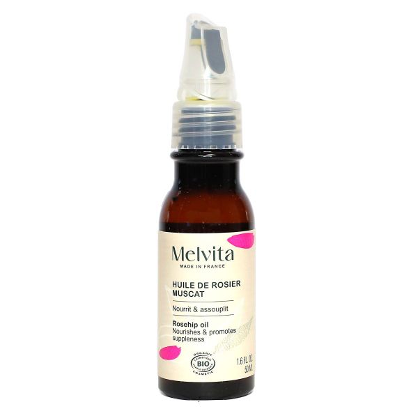Huile de rosier Muscat bio hydratante et revitalisante 50ml