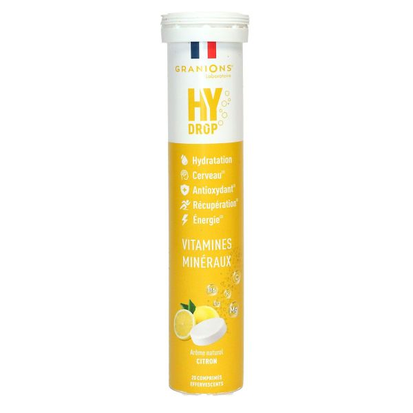 Hydrop hydratation citron 20 comprimés