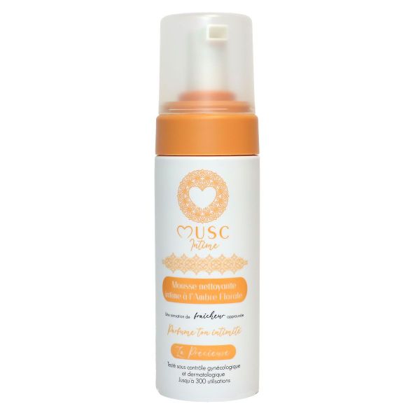 Mousse nettoyante intime à l'ambre florale La Précieuse 150ml