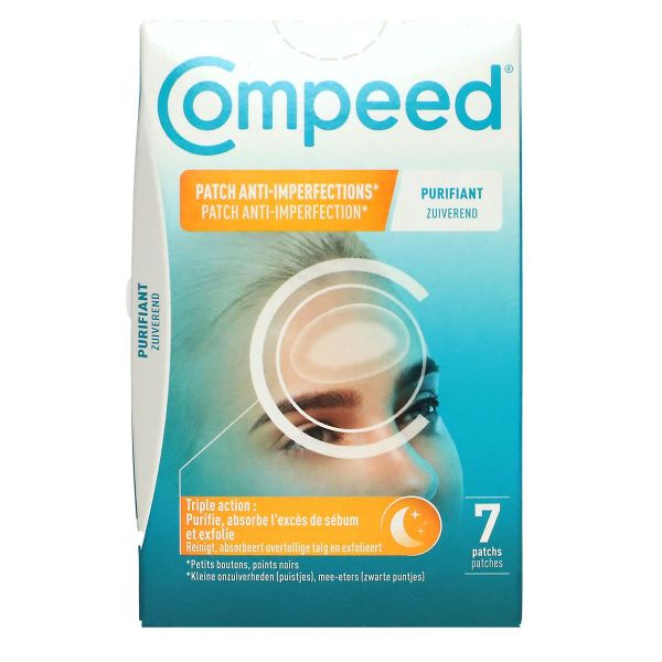7 patchs anti-imperfections purifiants
