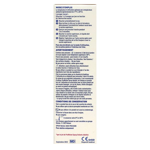 Spray nasal jet adultes 100ml