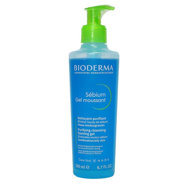 Gel moussant nettoyant purifiant Sébium 200ml