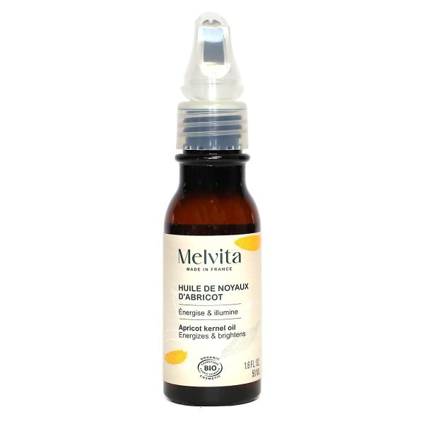 Huile de noyaux d'abricot bio énergise et illumine 50ml