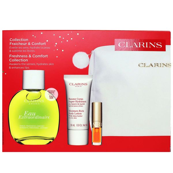Coffret Eau Extraordinaire spray 100ml + baume 30ml + Lip Comfort 1,4ml
