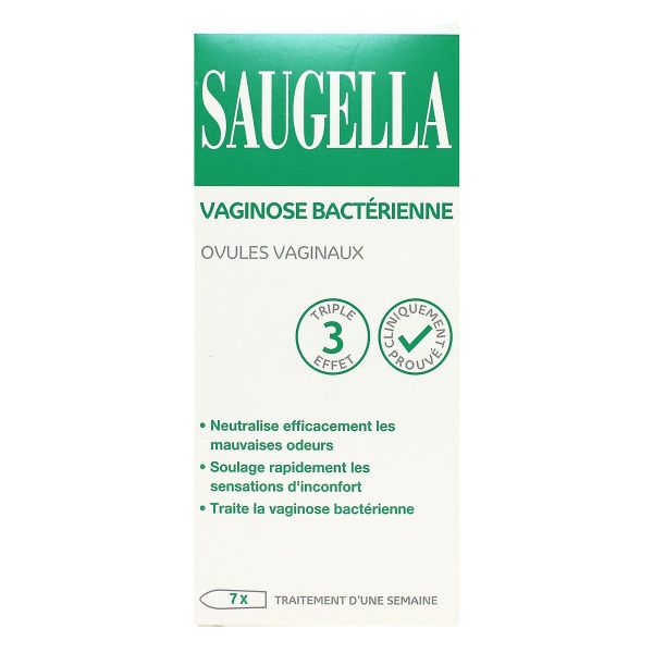 Vaginose bactérienne 7 ovules vaginaux