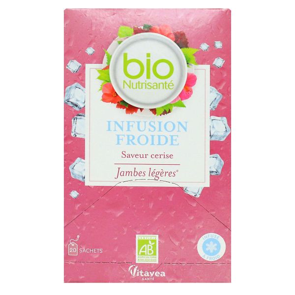 Infusion froide jambes légères saveur cerise 20 sachets