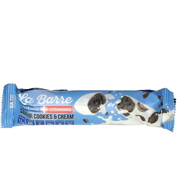 La barre proteines + vitamines cookies 49g