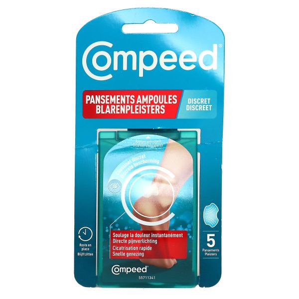 5 pansements ampoules Discrets
