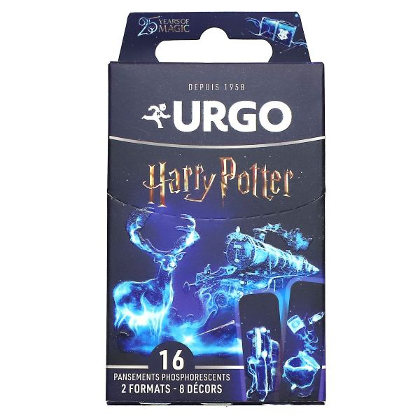 16 pansements phosporescents Harry Potter 2 formats
