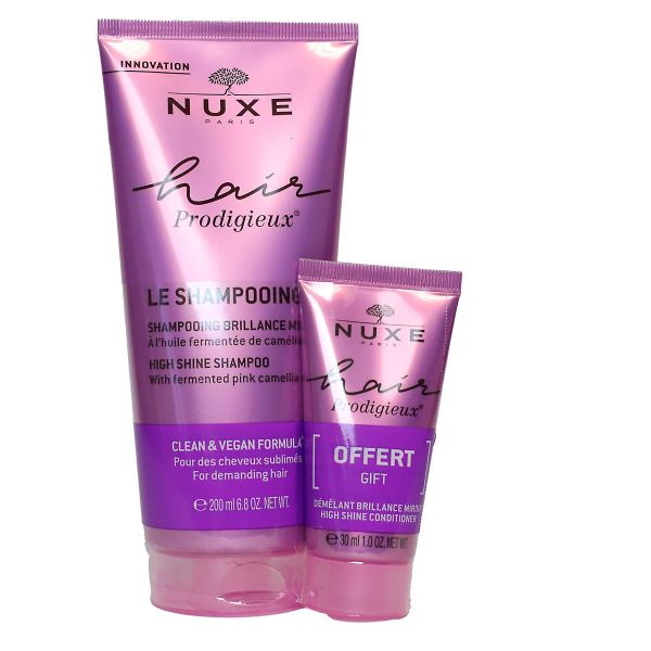 Hair Prodigieux le shampoing Brillance miroir 50ml + démêlant offert