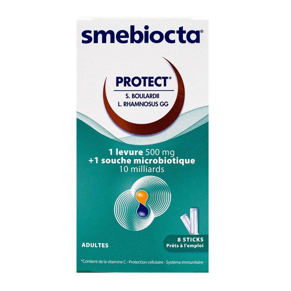 Smecbiocta Proctect adulte 8 sticks