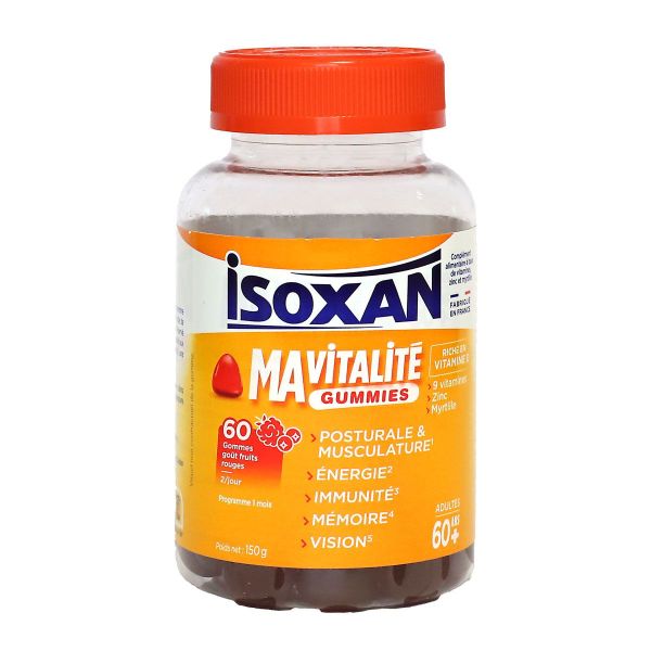 Ma Vitalité Adulte + 60 ans 60 gummies