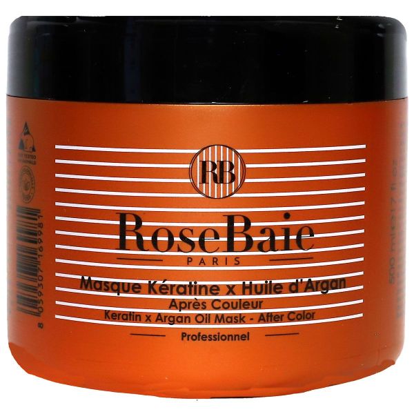 Huile d'argan masque kératine cheveux colorés 500ml