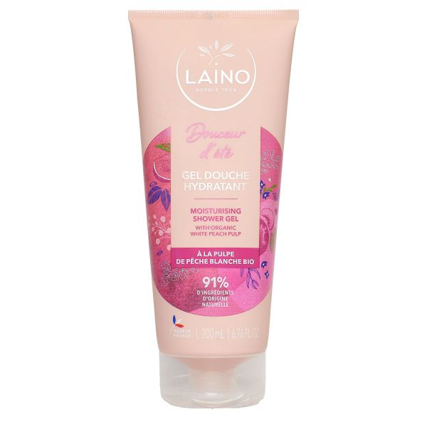 Gel douche hydratant pêche blanche 200ml