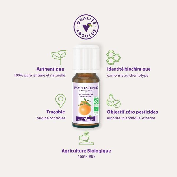 Huile essentielle pamplemousse 10ml