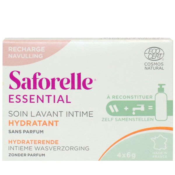 Soin lavant intime hydratant kit à reconstituer recharge 4 bâtonnets