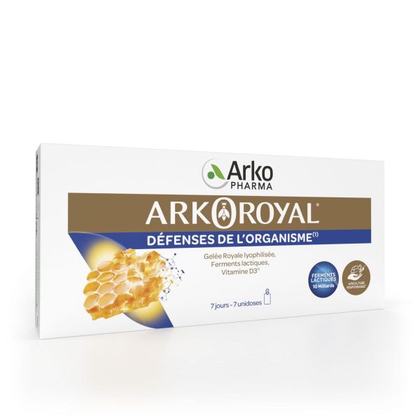 Arkoroyal défenses organisme 7x10ml