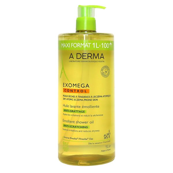 Exomega Control huile lavante émolliente anti-démangeaisons 1 Litre