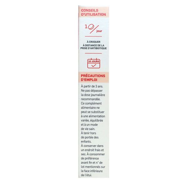 Lactibiane ATB enfants goût fraise 10 comprimés