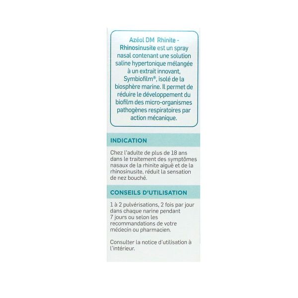Azeol DM rhinite rhinosinusite spray nasal 20ml